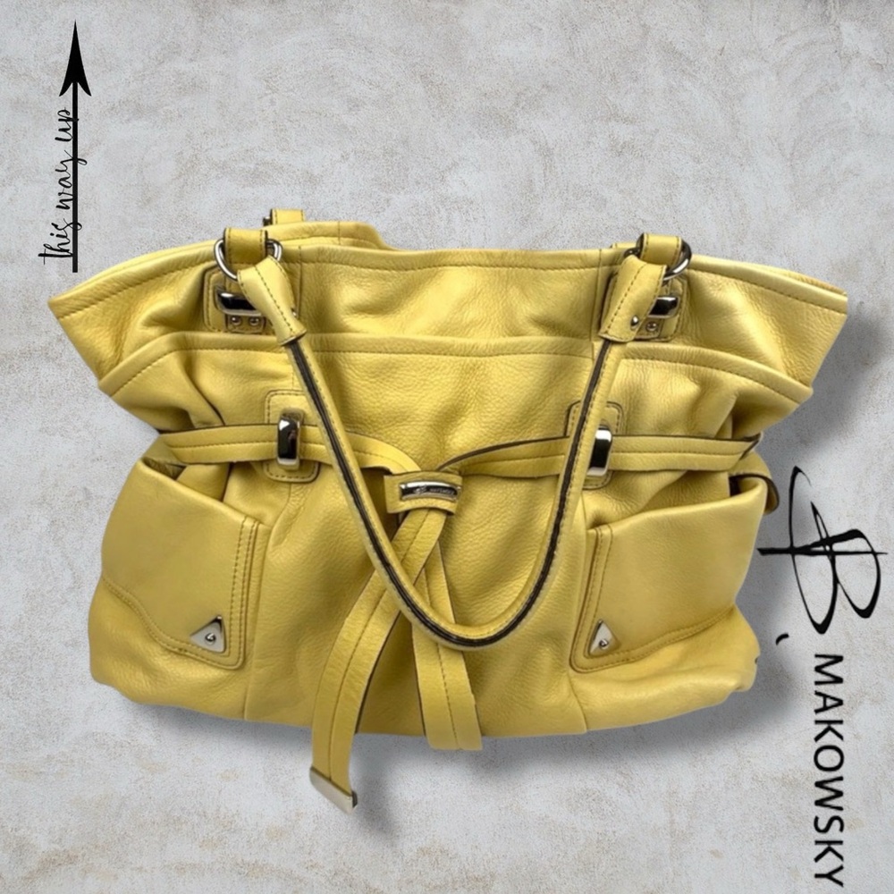 B. MAKOWSKY Eden Shopper Butterscotch Handbag